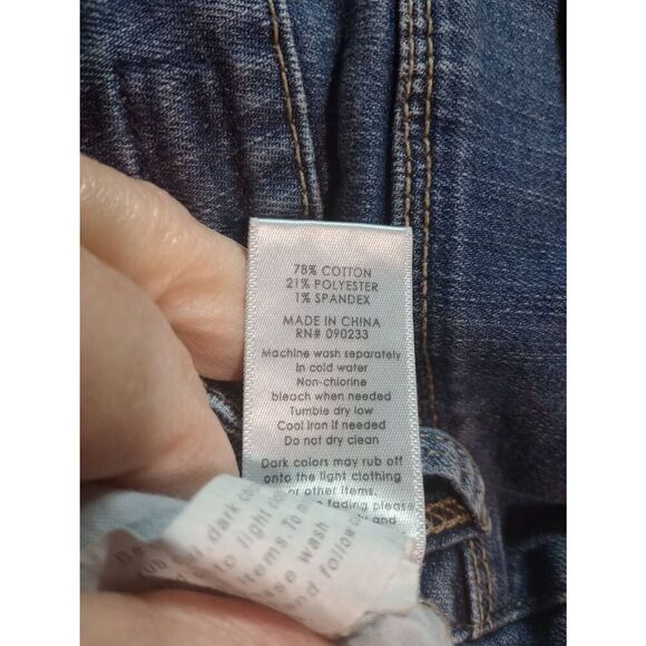 Bullhead Jeans Ladies 26 Mid Rise Skinny Dark Wash‎ - Picture 7 of 8